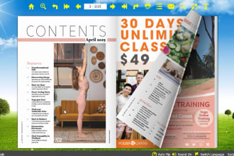 convert PDF to flipbook or interactive flipbook digital magazine