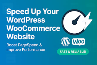 speed up your wordpress woocommerce website for faster loading and performance