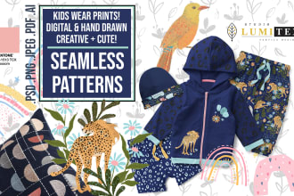design seamless pattern textile prints pattern design
