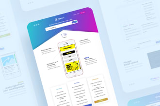 design your landing page in figma