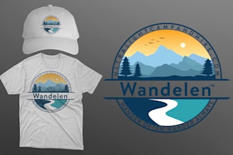 design national park themed for mountain camping outdoor adventure logo