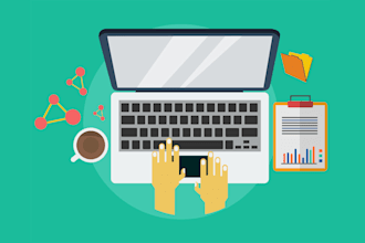 data entry and writing tasks