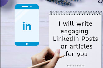 ghostwrite professional linkedin posts for you