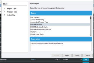 write import files for fishbowl inventory software