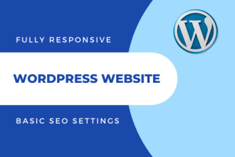 create wordpress website with basic SEO
