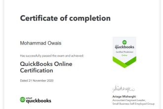 do bookkeeping and catch up clean up in quickbooks online
