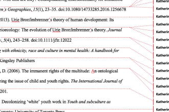 edit your references as per apa, 7th ed