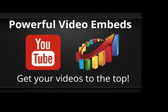 embed youtube videos on 40 high domain authority sites for SEO boost