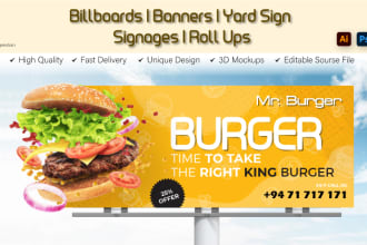 do banners billboard yard sign signboard roll up and street outdoor ads