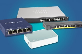 configure, upgrade cisco and juniper network switch router
