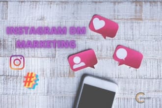 instagram message marketing or dm and promote your business