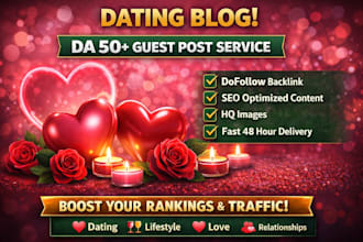 do guest post on dating blog