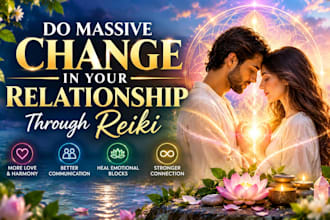do massive change in your relationship through reiki