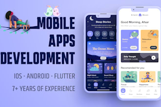 develop android and ios mobile apps