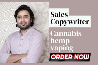 write sales copy for your cannabis hemp vaping business