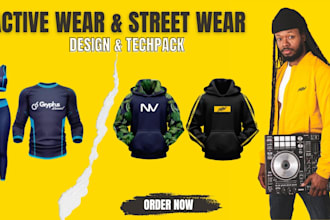 design activewear, streetwear and fashion clothing for your brand