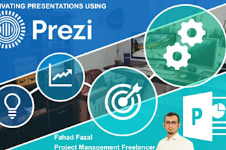 make captivating presentations using prezi or powerpoint