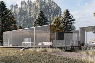 design and render 3d container projects