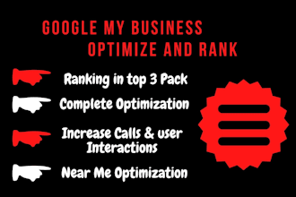 optimize improve and rank your google my business