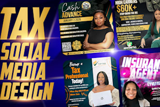 professional tax flyer design for business and accounting