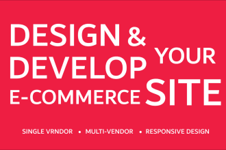 build a custom ecommerce website for your online store