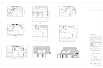 be drafting 2d floor plan and house plan as a draftsman