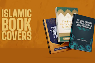 design arabic islamic book covers