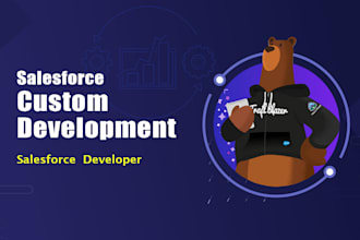 be your salesforce developer for apex visualforce, lightning