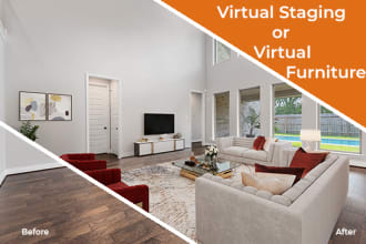 eye catching virtual staging, realistic renovation for sale