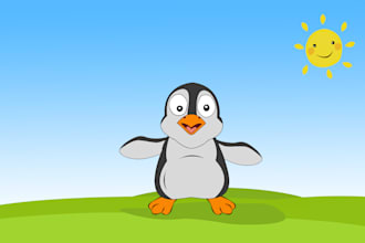 design cute cartoon characters