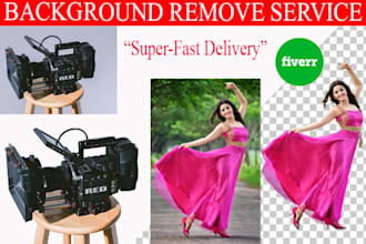 do background remove, cut out and photo editing service
