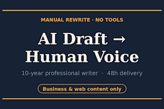 humanize ai content and rewrite chatgpt text naturally