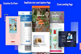 duplicate any lead capture page into HTML