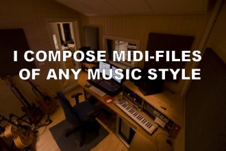 compose midi files of any music style