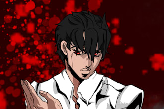 draw jojo art style for you