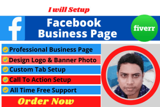 design and create a professional facebook business page