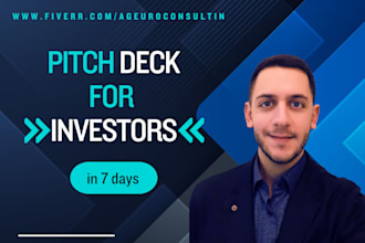 draft an investor ready pitch deck