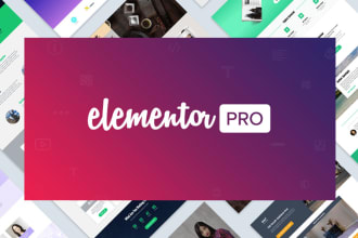 be your elementor expert for landing page by elementor pro