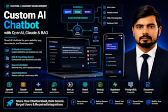 build a custom ai chatbot with openai, claude, and rag