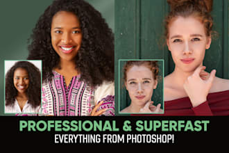 do professional photoshop, photo editing, image editing