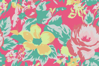 textile pattern design and make sketch