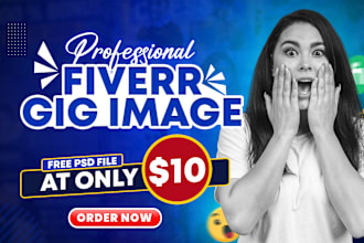 design fiverr gig picture and gig thumbnail image cover