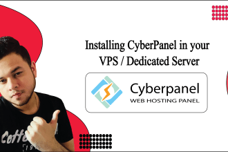 install cyberpanel in your vps or dedicated server