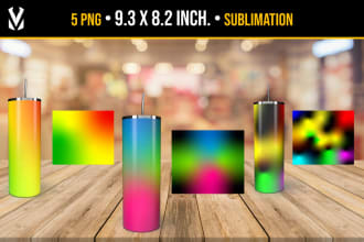 design 20 oz skinny tumbler wrap
