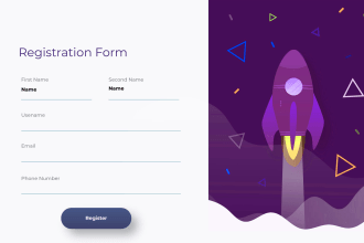 design custom zoho, hubspot forms and integrate them into websites