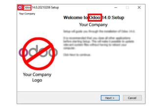 do private label odoo of windows exe, linux source with custom addons