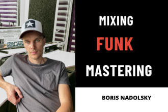 professionally mix and master funk music