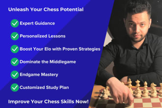 be your chess coach and give you quality chess lessons