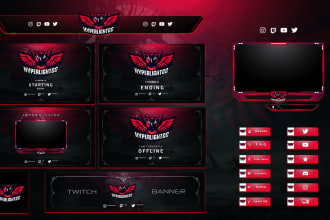 make twitch overlay for your live stream
