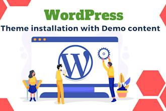 install wordpress and customize wordpress website